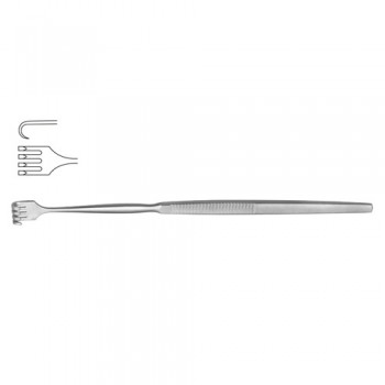 Wound Retractor 4 Sharp Prongs Stainless Steel, 16.5 cm - 6 1/2"